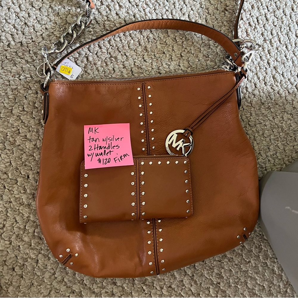 Michael Kors bag and wallet